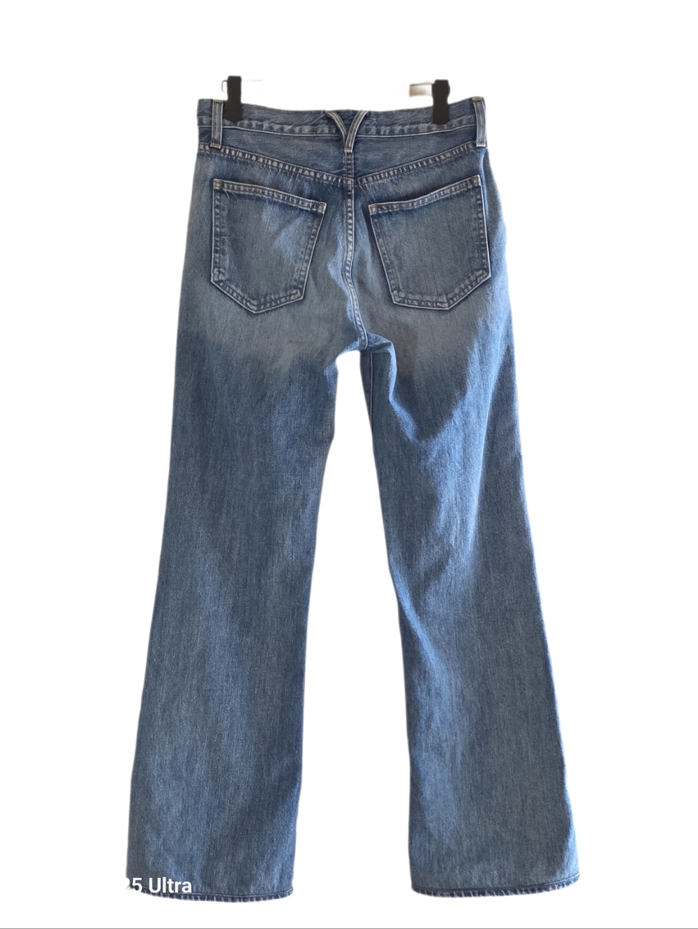 Veronica Beard Crosbie High Rise Wide Leg Jeans with Utility Patch Pockets SZ 26 - Picture 5 of 12